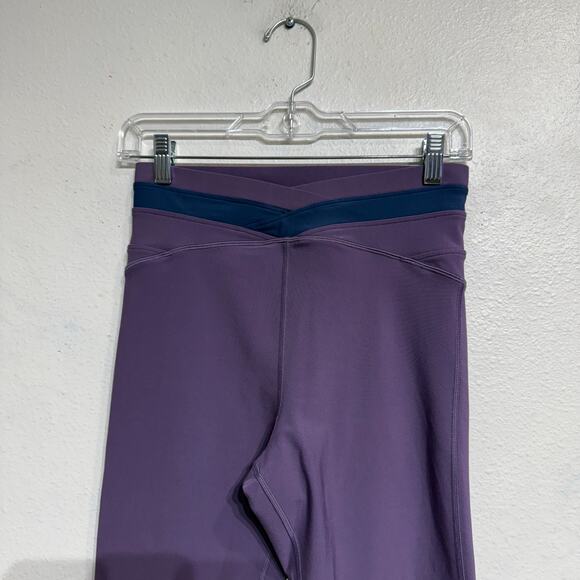Johnny Was Calme Mulled Grape Criss Cross 7/8 Leggings Sz M - Picture 3 of 11